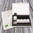 Trousse d'aromathérapie ouvert