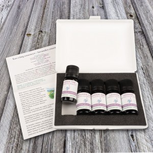Coffret Lavandes essentielles ouvert